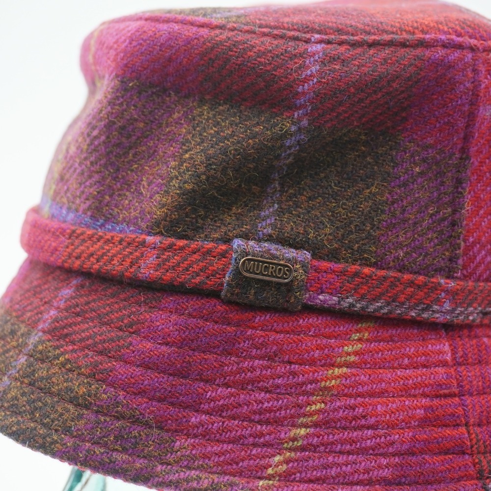 Mucros Weavers "Emily" Irish Wool Tweed Bucket Hat - Made in Killarney Ireland - Picture 2 of 16